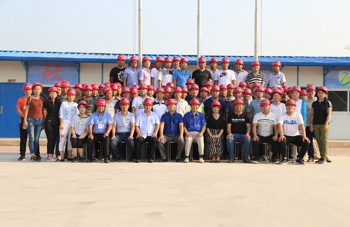 天森員工到阜城全民健身體育項(xiàng)目觀摩學(xué)習(xí)，并進(jìn)行消防及高處墜落應(yīng)急演練